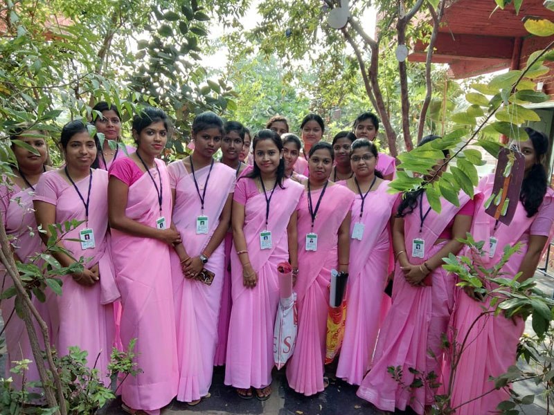 Image of Group of Girls Students from B. Ed Colleges in India, Bachelor of  Education, Teacher's Training session. Group of young Women students  sitting.-WV839576-Picxy